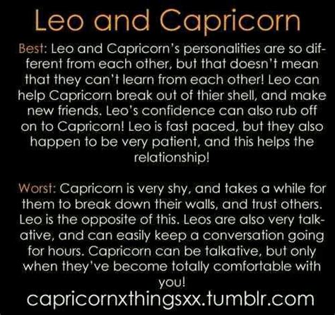 Leo and Capricorn in Bed 